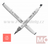 R16 Coral pink TOUCH Twin Brush Marker