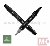G43 Deep olive green TOUCH Twin Marker