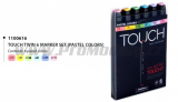 Touch Twin Marker 6ks, pastelové tóny