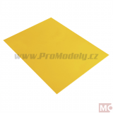 Pěnová guma Moosgummi 20x30cm, 2mm, žlutá