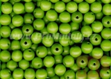 Korálky zelené Ø 6mm, 120ks