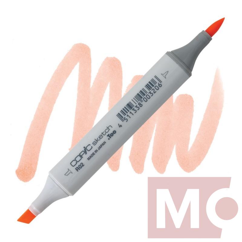 R02 Rose salmon COPIC Sketch