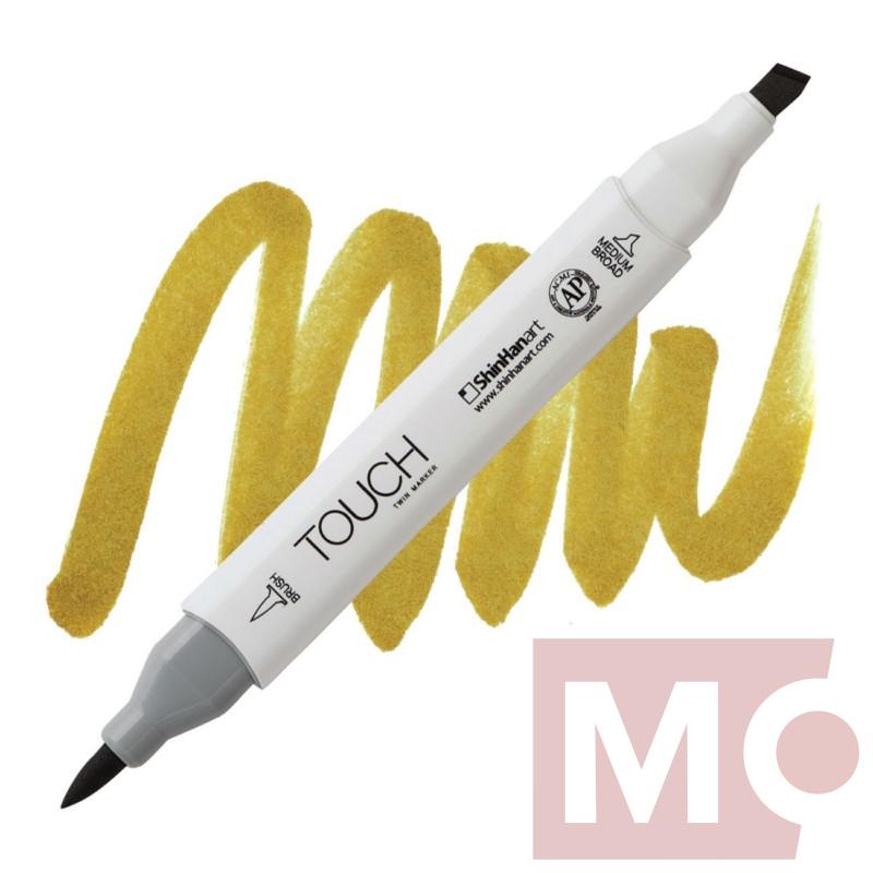 BR100 Walnut TOUCH Twin Brush Marker