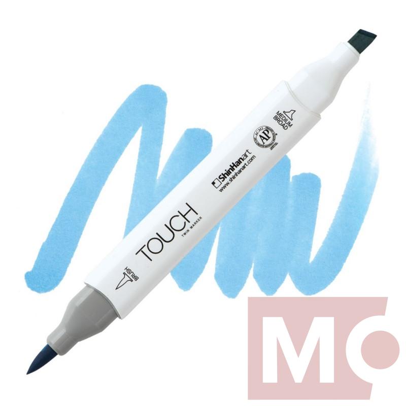 PB271 Light blue TOUCH Twin Brush Marker
