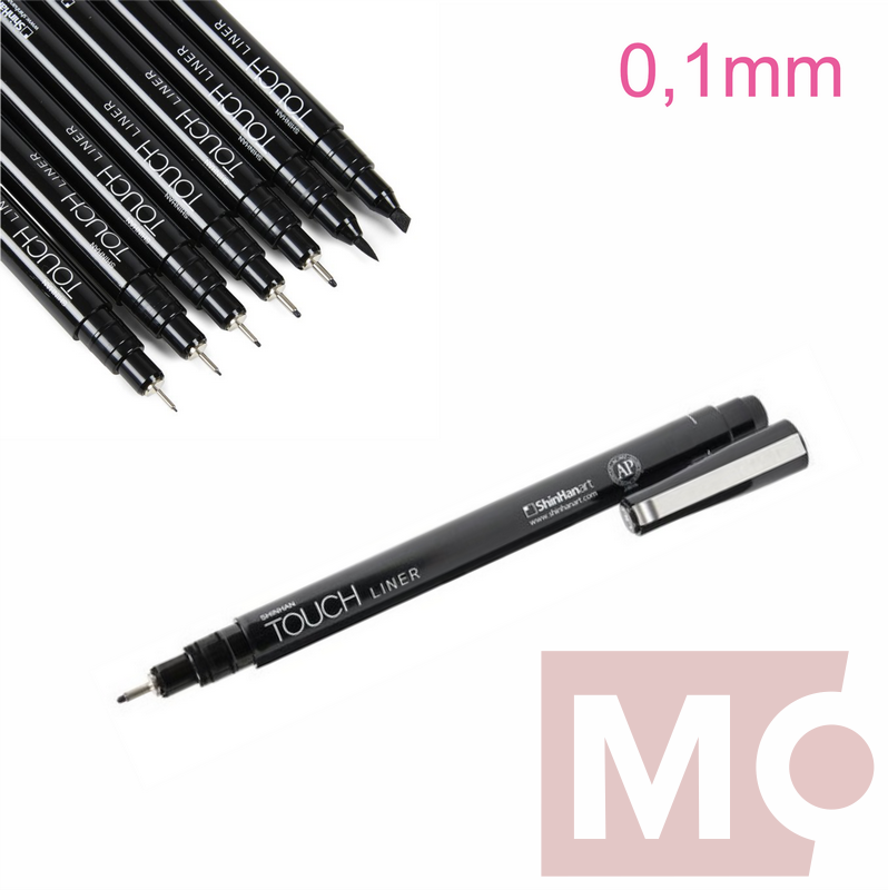Liner TOUCH růžový 0,1mm