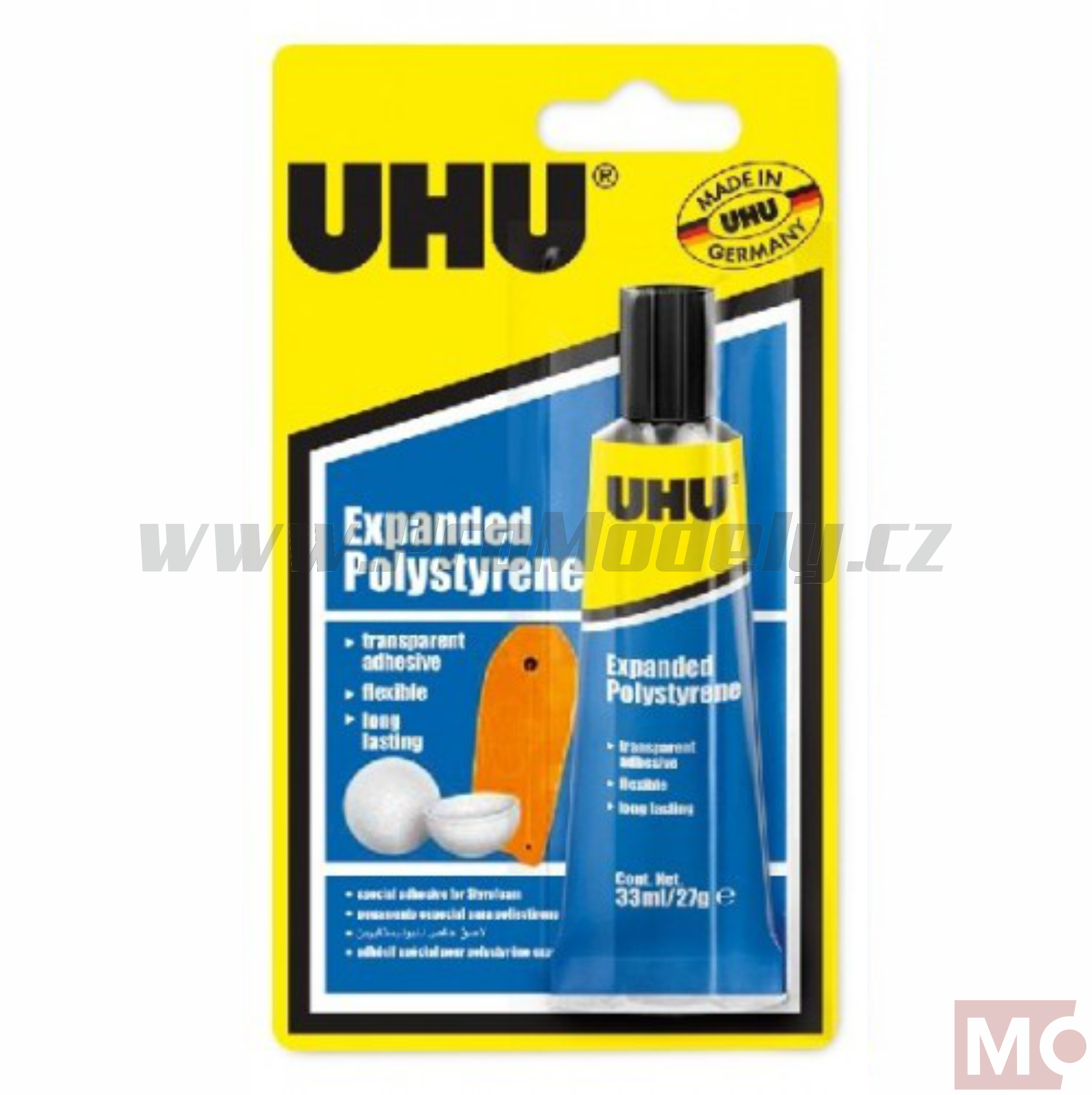 UHU Expanded Polystyrene 33ml