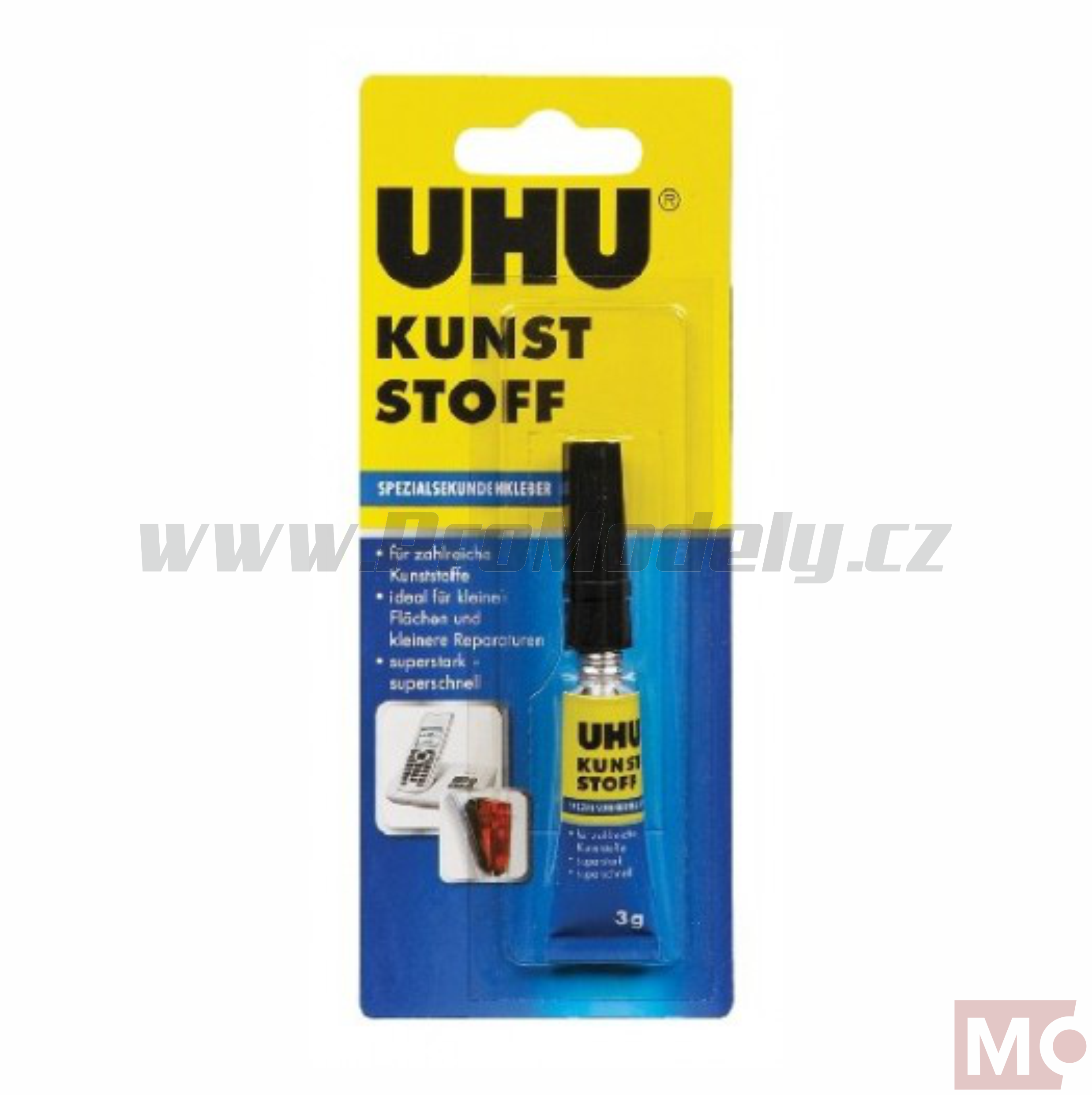 UHU Kunststoff vteřinové 3g