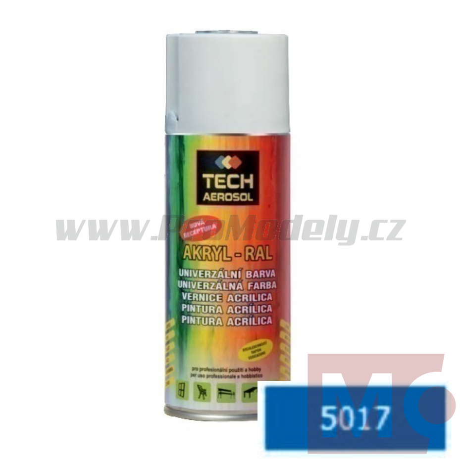 Sprej AKRYL RAL 5017, modrá dopravní, 400ml