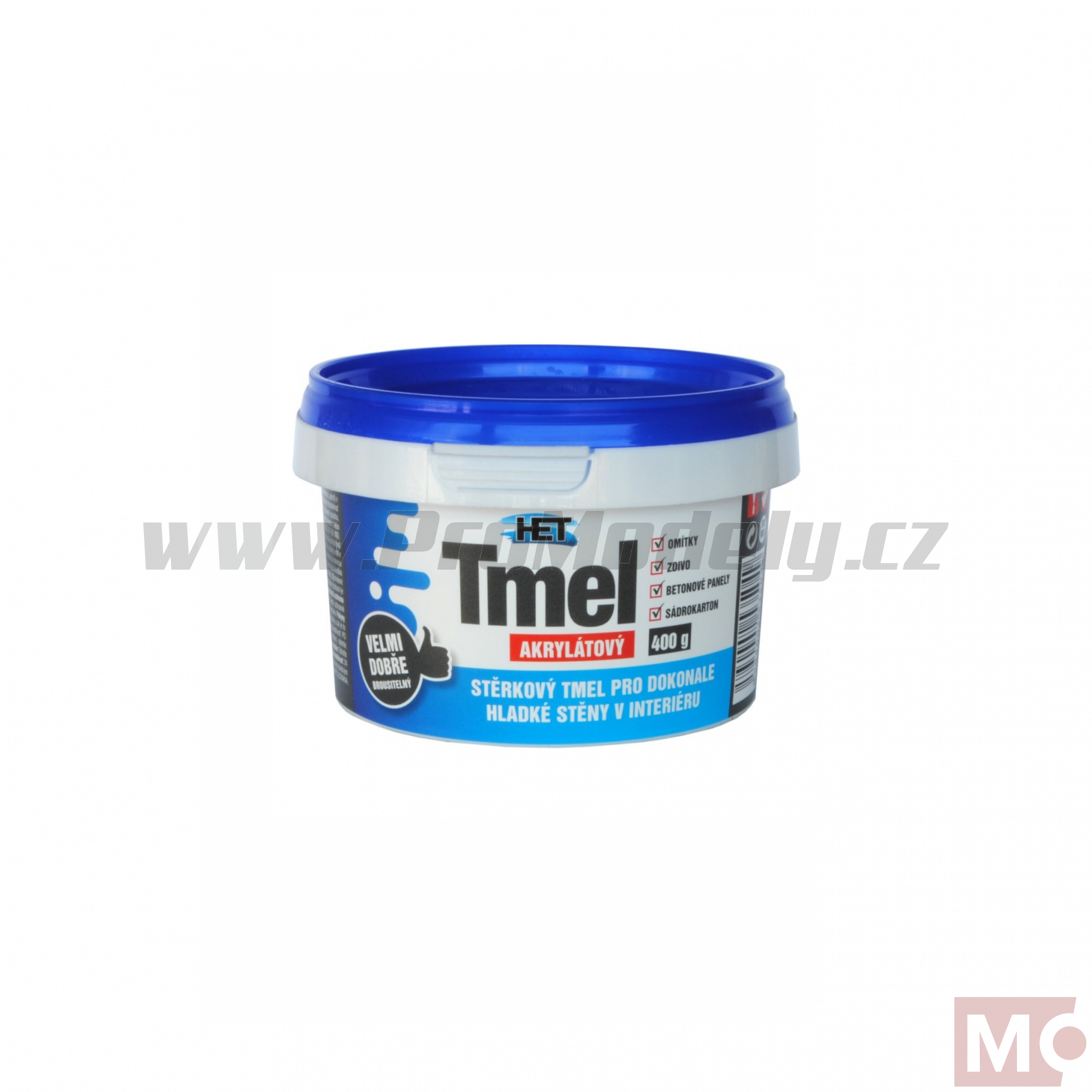 Akrylátový tmel, 400g, bílý