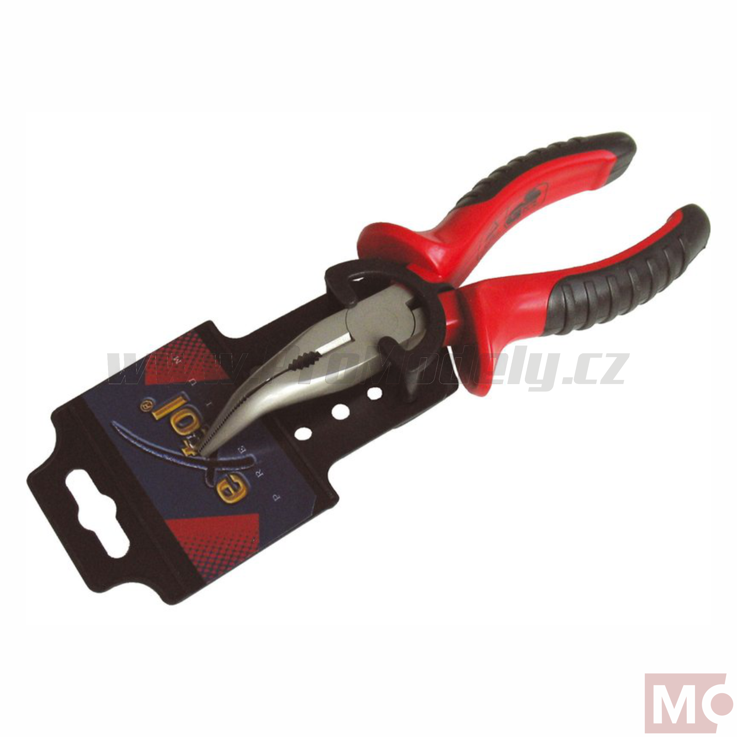 Kleště půlkulaté zahnuté, 160mm
