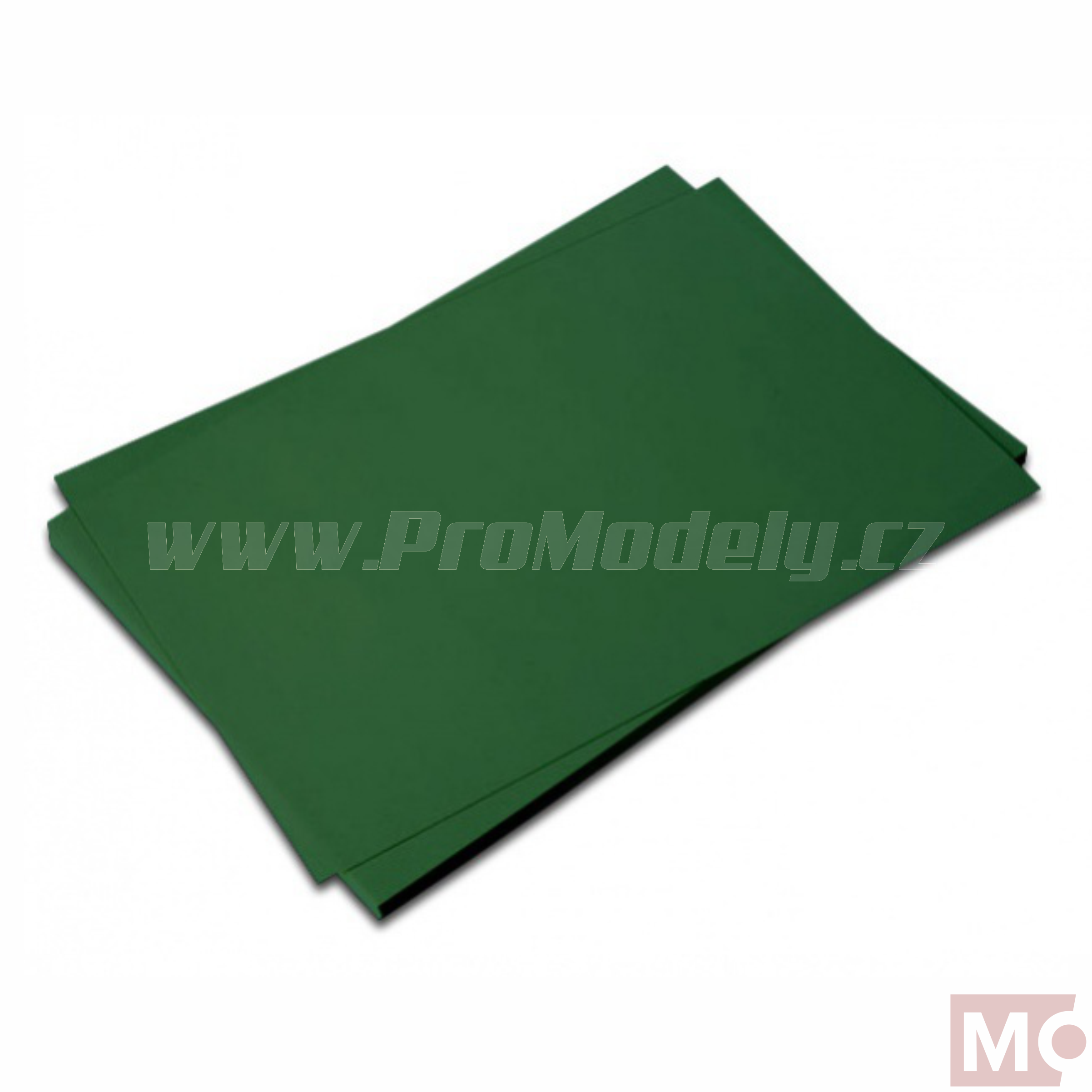 Karton 180g, A3, tmavě zelený