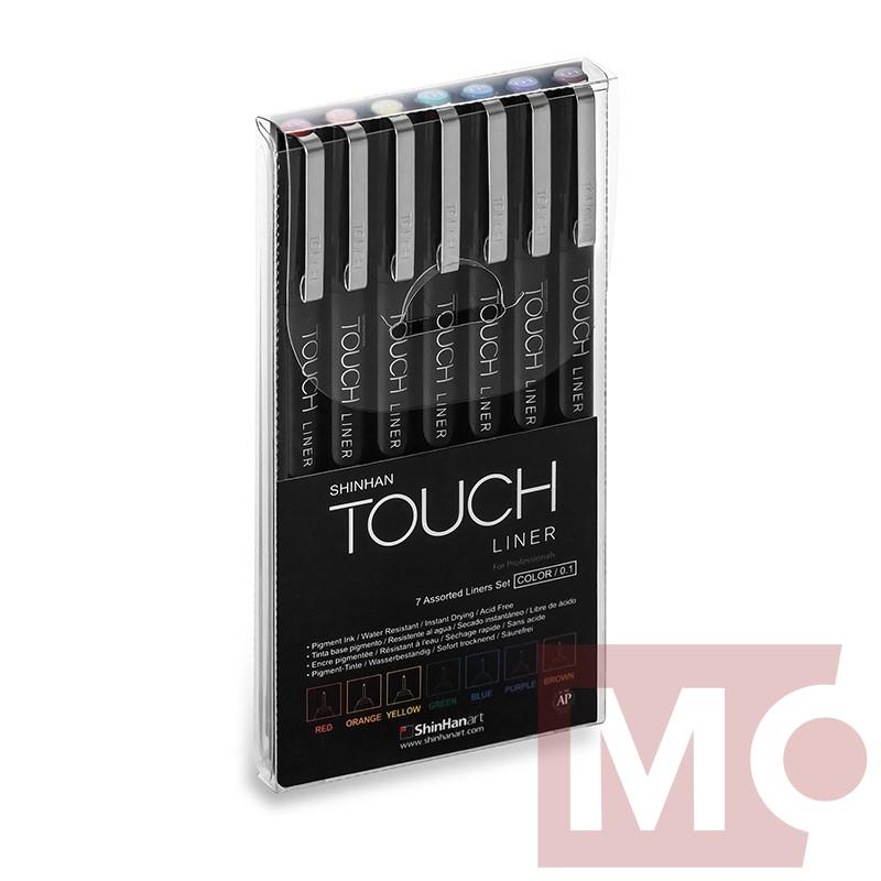 Liner TOUCH sada 7ks, barevná 0,1mm