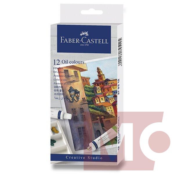 Olejové barvy FABER-CASTELL, 12ks
