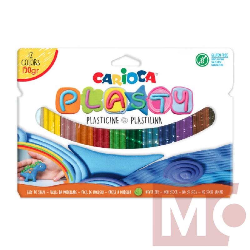 Modelovací hmota CARIOCA 150g, 12 barev