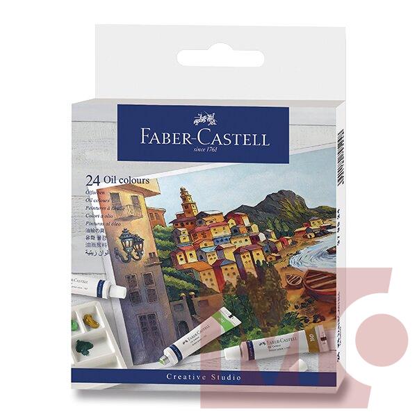 Olejové barvy FABER-CASTELL, 24ks
