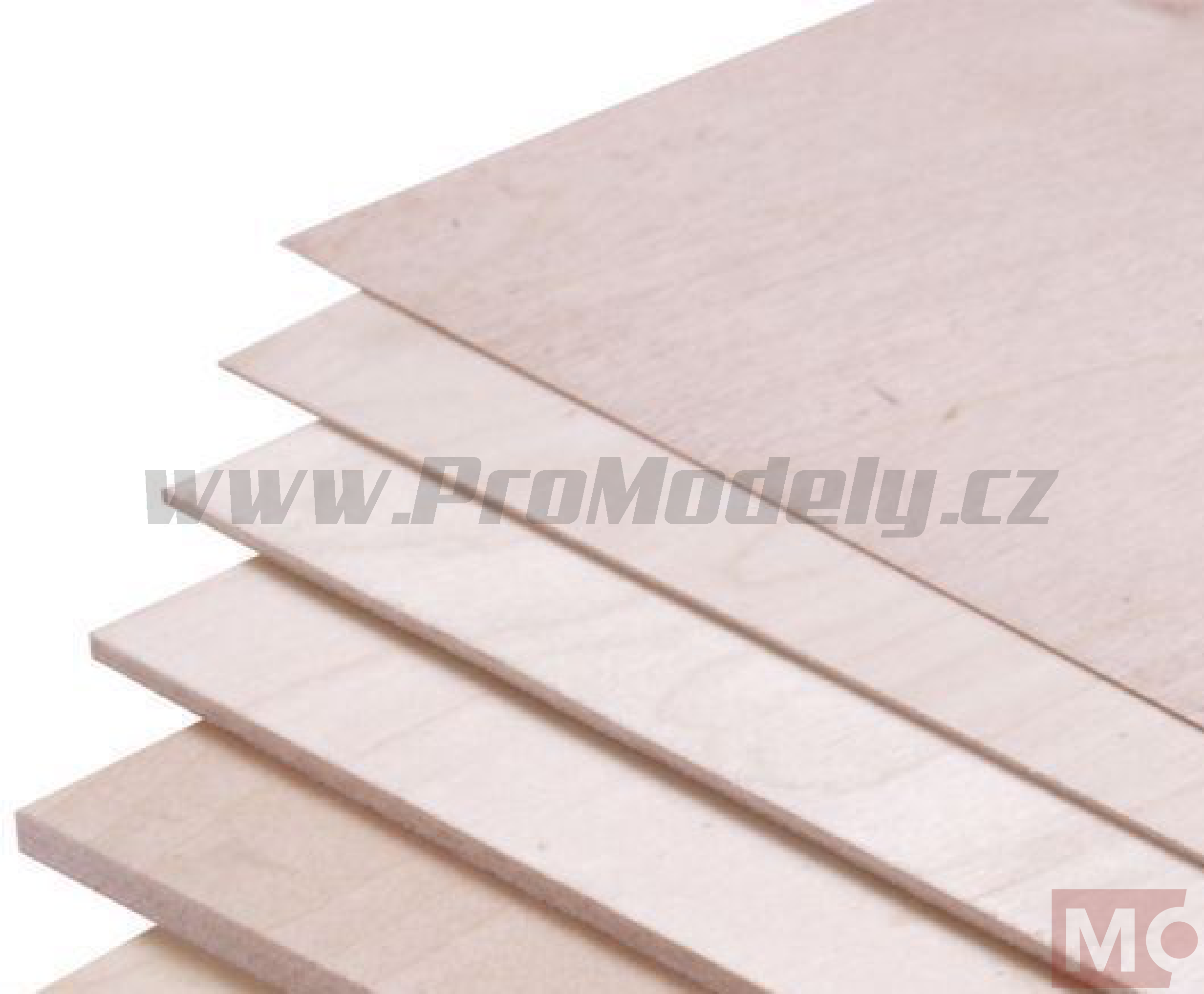Překližka letecká 4,0mm, 250x500mm