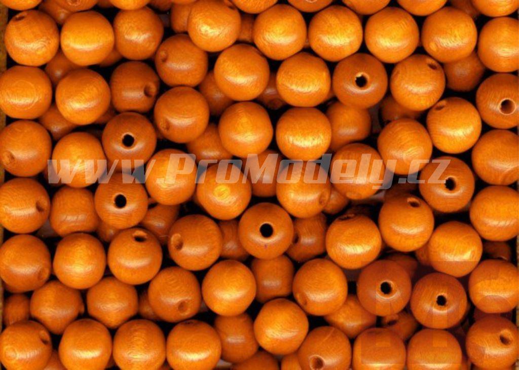 Korálky oranžové Ø 6mm, 120ks