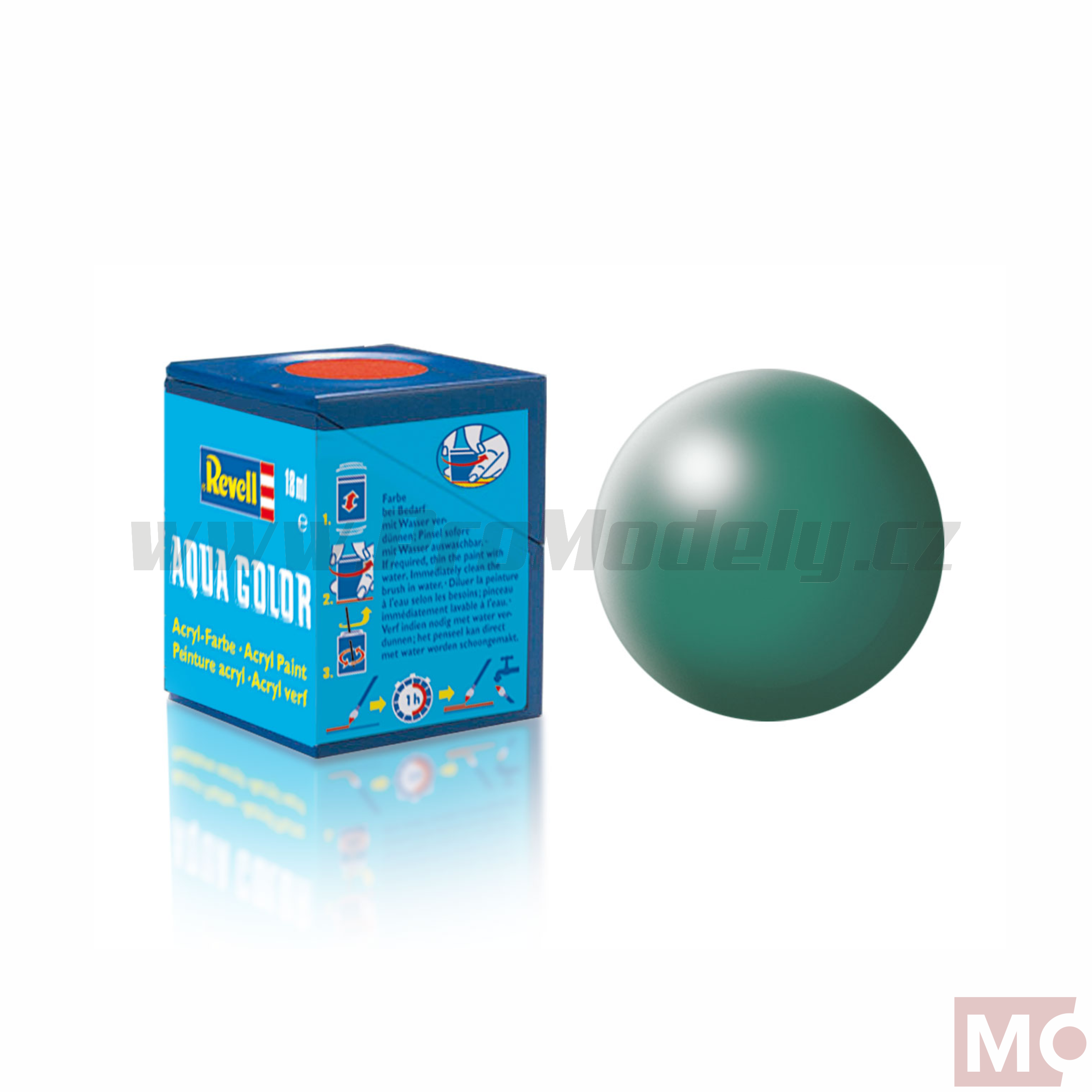 Revell 18ml AQUA 365 zelená patina polomatná
