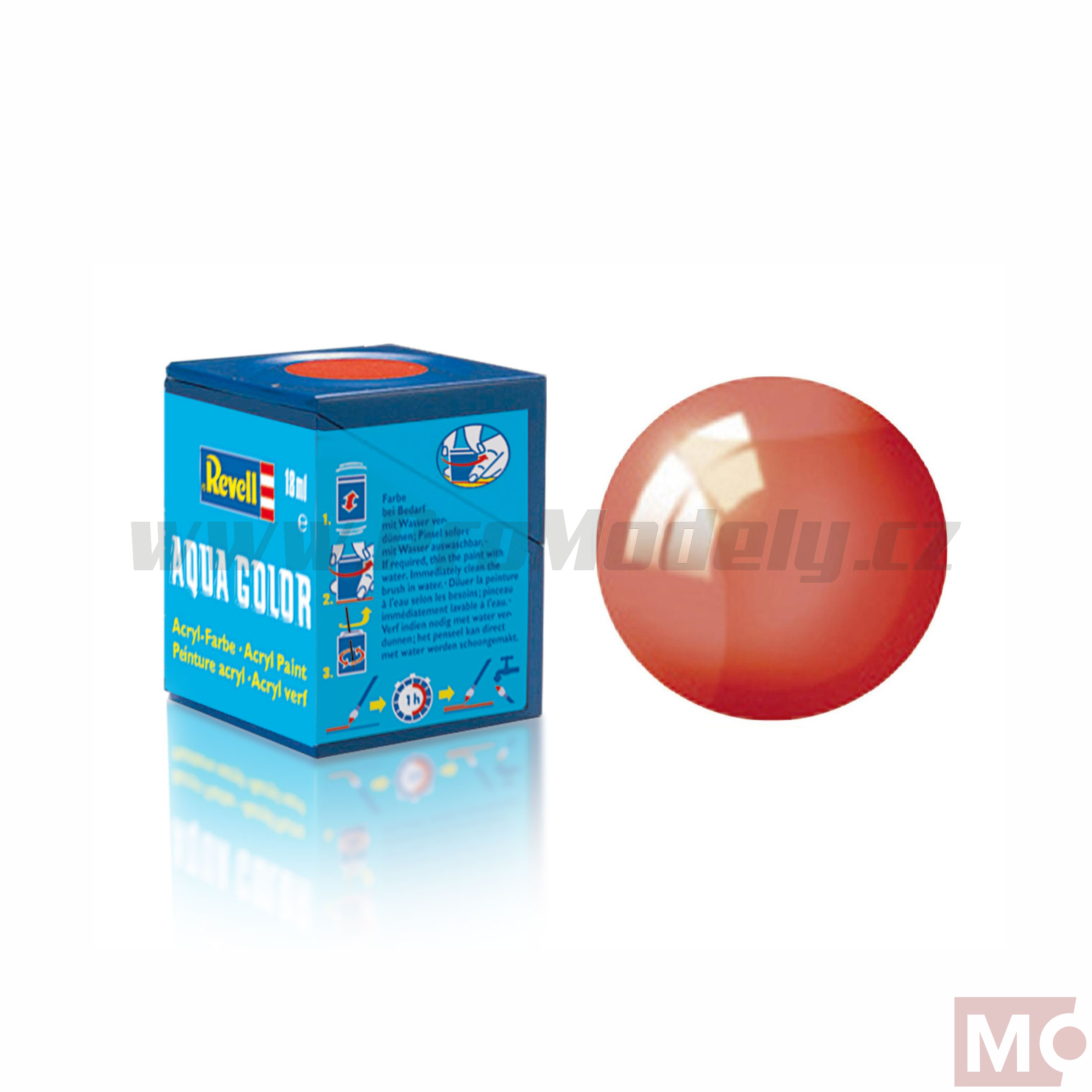 Revell 18ml AQUA 731 čirá červená