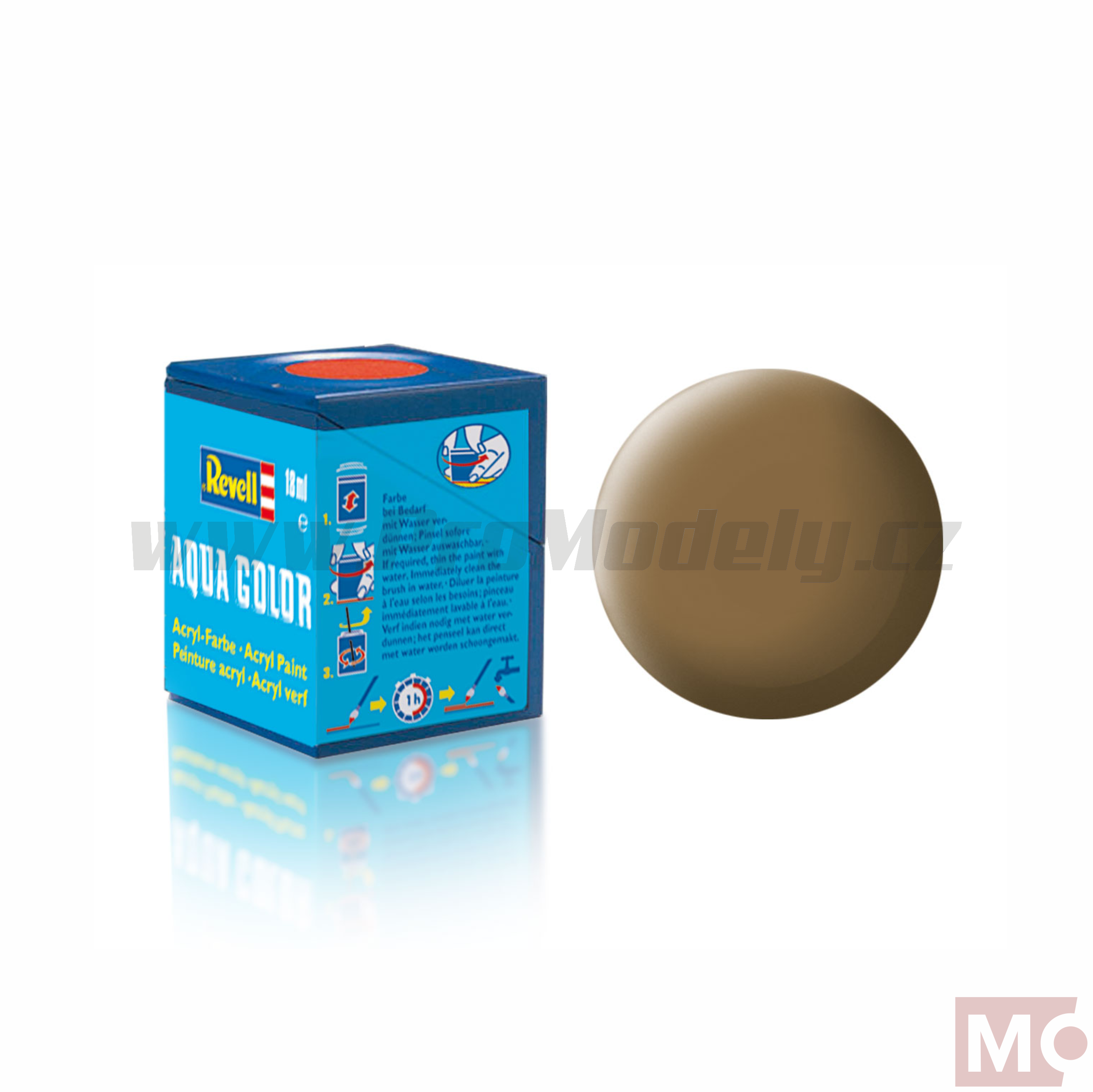 Revell 18ml AQUA 82 tmavě zemitá matná