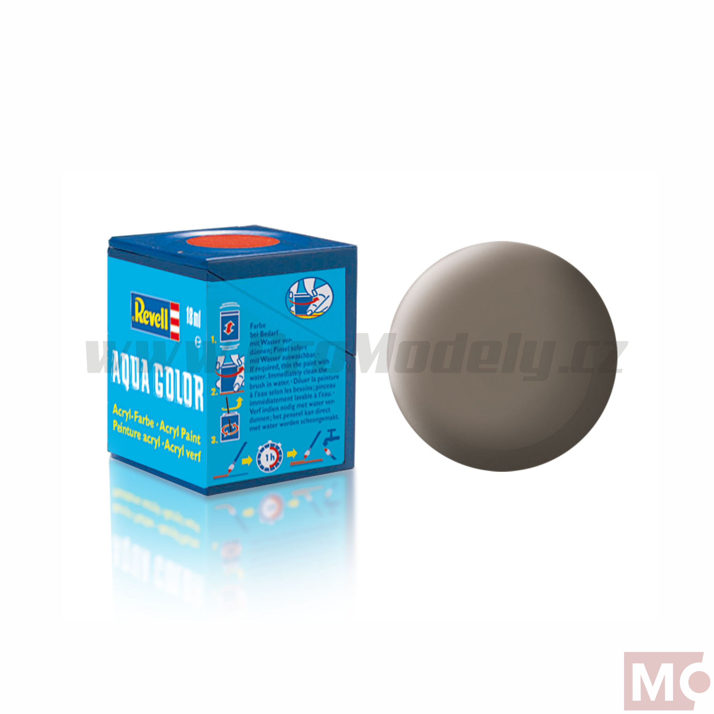 Revell 18ml AQUA 87 zemitá hnědá matná