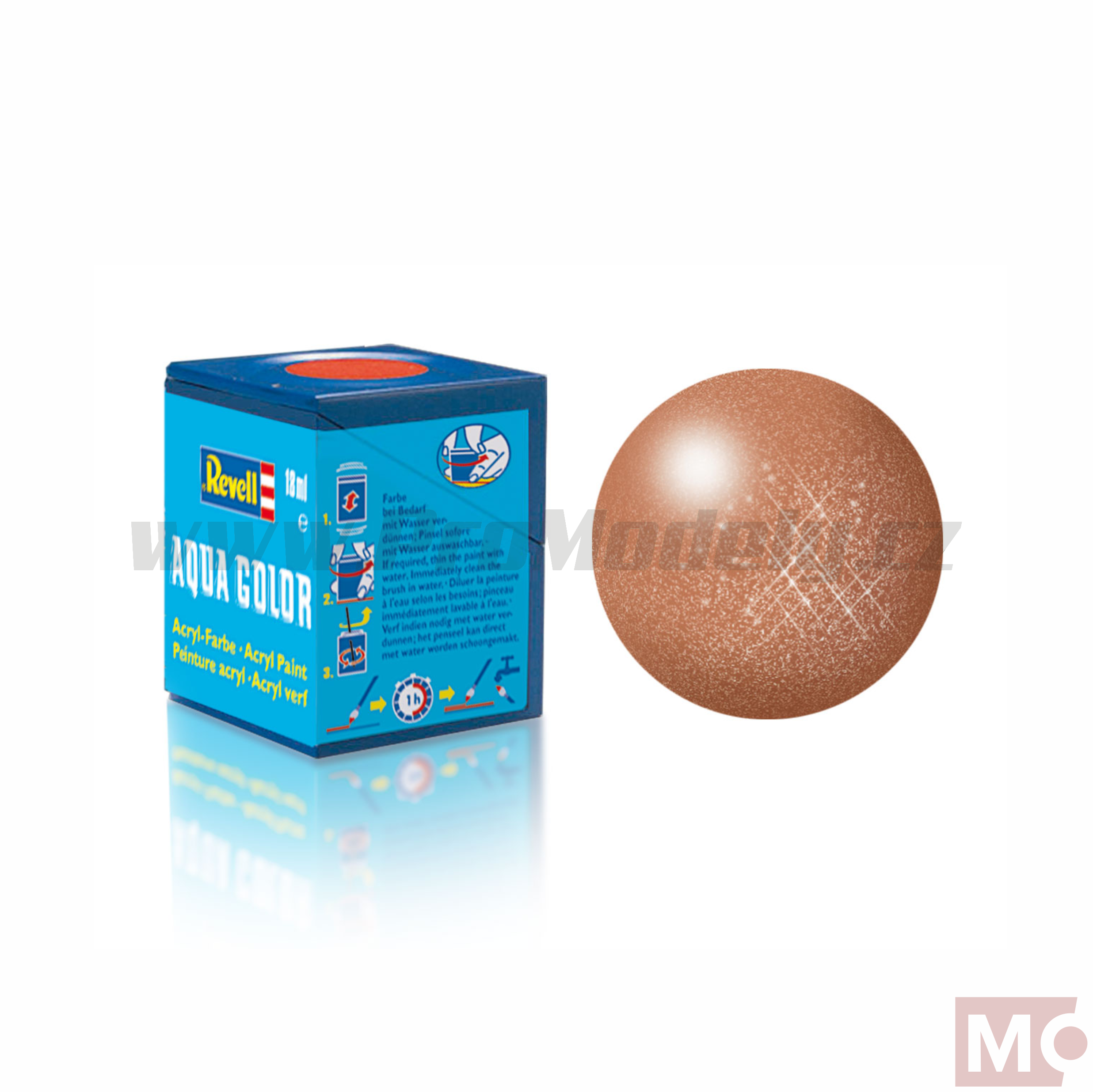Revell 18ml AQUA 93 měď matná