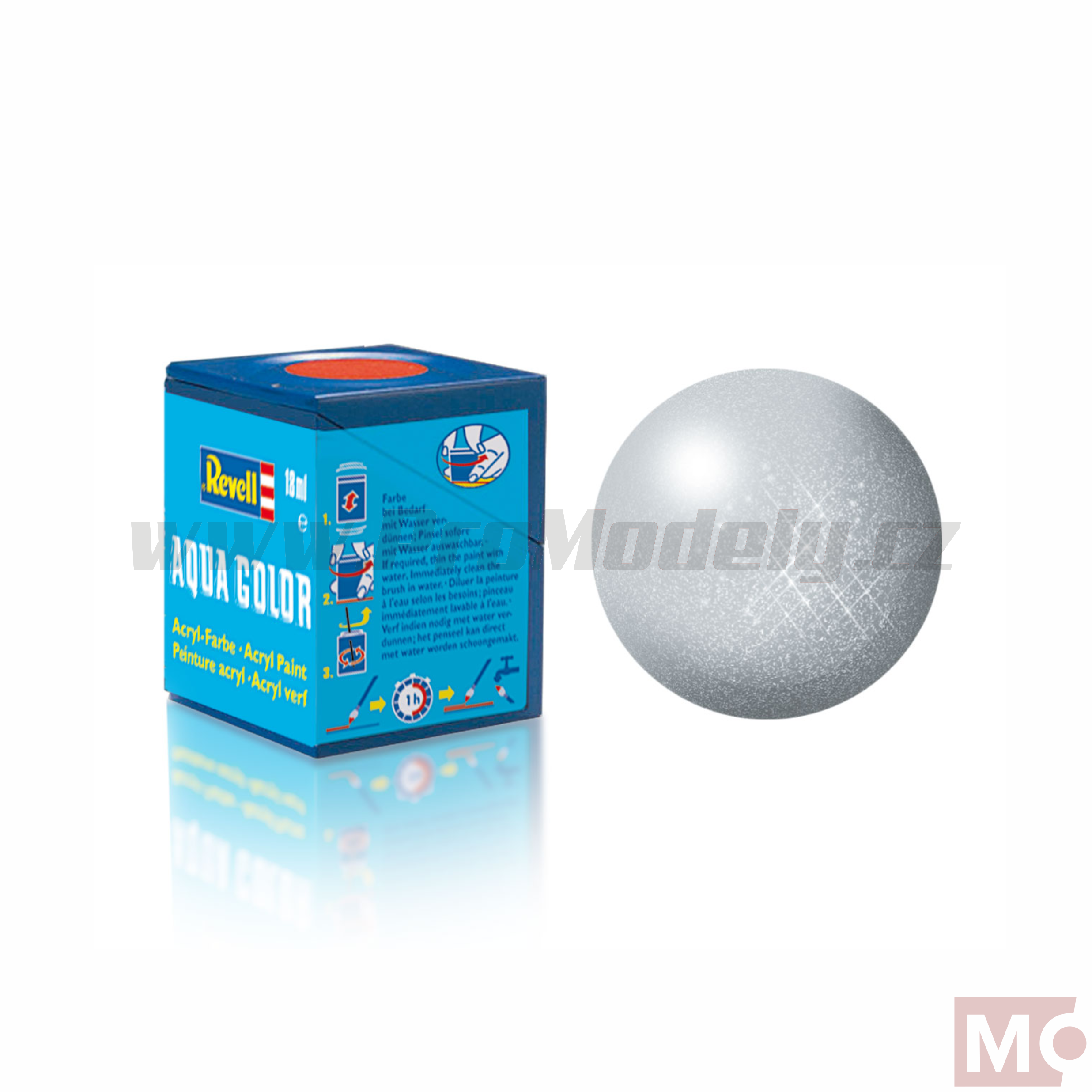 Revell 18ml AQUA 99 hliník matná