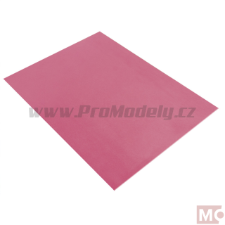 Pěnová guma Moosgummi 20x30cm, 2mm, růžová