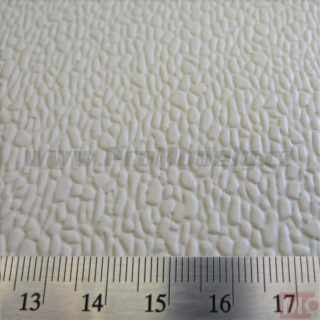 Plastová deska s ražbou "neopracované kameny", 1:100 (FS8)