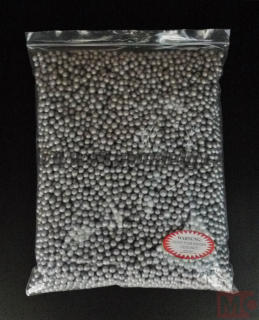 Polystyrenové kuličky střibrné Ø 8-10mm, balení 20x28cm