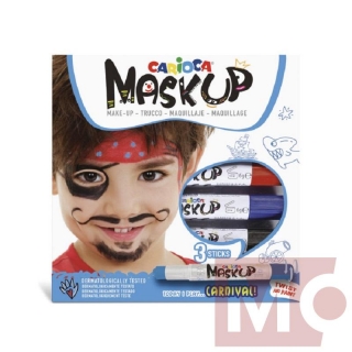 Barvy na obličej CARIOCA Mask Up, téma karneval
