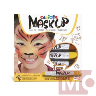 Barvy na obličej CARIOCA Mask Up, téma zvířátka