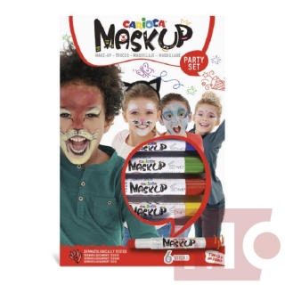 Barvy na obličej CARIOCA Mask Up, téma párty