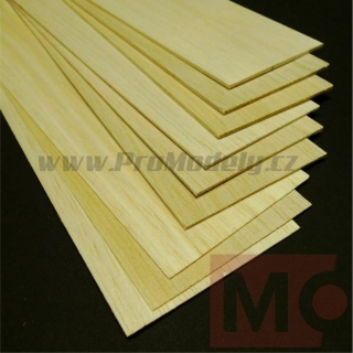 Balsa standard 2,5mm, 100x1000mm