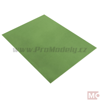 Pěnová guma Moosgummi 30x40cm, 2mm, zelená tmavá