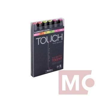 Touch Twin Marker 6ks, fluorescentní tóny