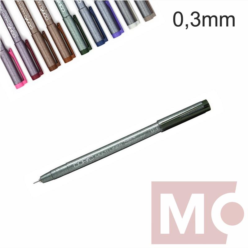 Multiliner COPIC tmavě zelený 0,3mm