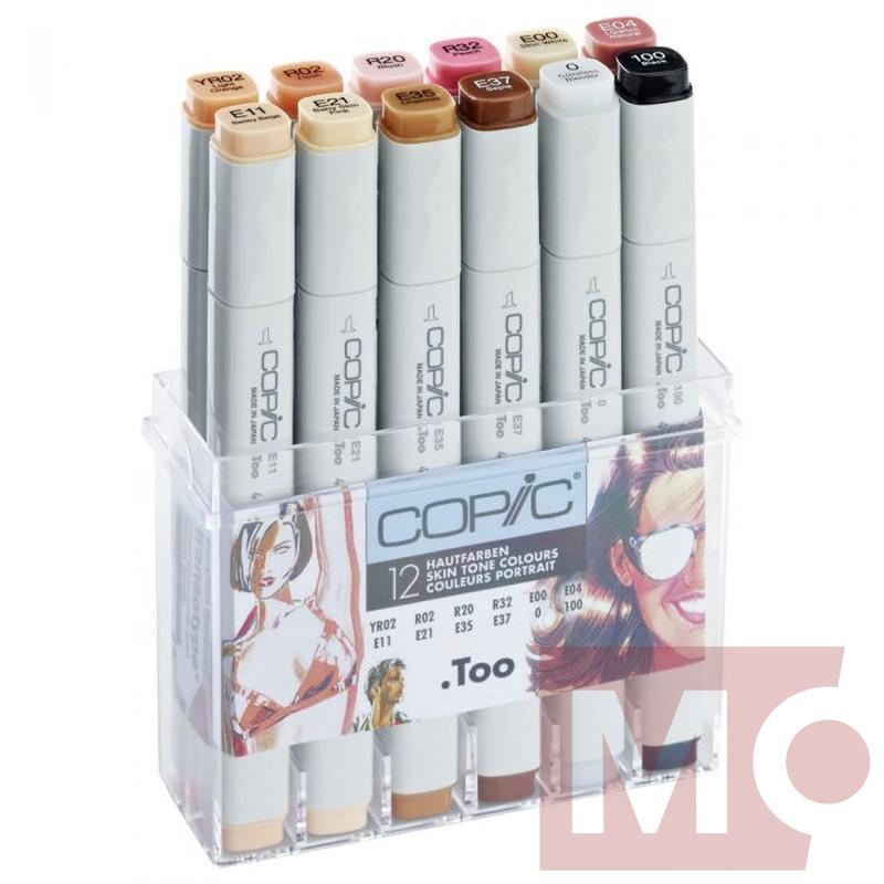 Copic Original 12ks, pleťové tóny