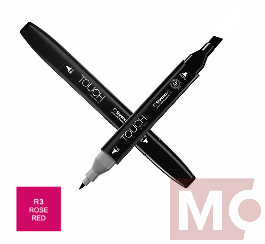 R3 Rose red TOUCH Twin Marker
